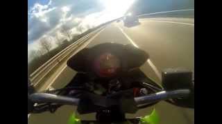 kawasaki z1000 acceleration wheeling 0280kmh top speed vmax [upl. by Ettennad602]