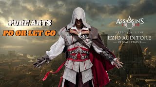 PureArts ASSASSIN’S CREED EZIO AUDITORE 12 SCALE STATUE [upl. by Lenrow562]