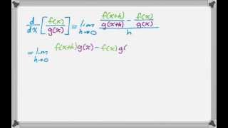 Proof of Quotient Rule [upl. by Kraus]