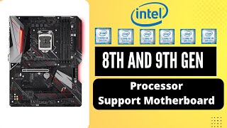 Which Processor Support Motherboard H310 B360 B365 H370 Z370 and Z390 [upl. by Shep92]