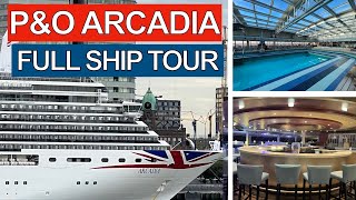 PampO Arcadia Full Cruise Ship Tour [upl. by Raseac505]