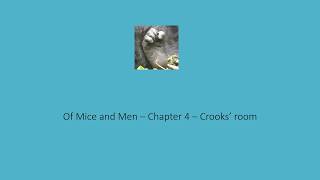 Of Mice and Men Crooks room [upl. by Ennaear]