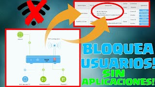 COMO TENER MEJOR INTERNET BLOQUEANDO USUARIOS DE TU MODEM  SIN APLICACIONES  FÁCIL Y RÁPIDO [upl. by Bartolomeo700]