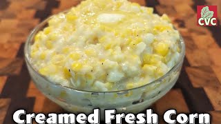 Old Fashioned Cream Corn Recipe  Buttery amp Delicious  Simple Ingredient Cooking [upl. by Ateuqal]