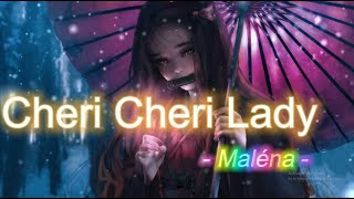 Cheri Cheri Lady  Maléna  Vietsub  Lyrics  TikTok [upl. by Niehaus312]