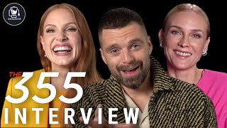 The 355 Interviews With Sebastian Stan Jessica Chastain And Diane Kruger [upl. by Accever]