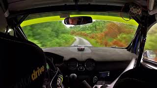 Argyll Rally 2023 SS9 Loch Fyne 1 10th Fastest Archie Swinscoe amp Jane Nicol Opel Adam R2 [upl. by Demmahom]