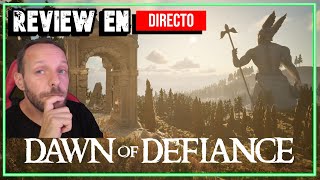 DAWN OF DEFIANCE  gameplay Español II REVIEW EN DIRECTO II JUEGO GRIEGO DE SUPERVIVENCIA [upl. by Vivi]