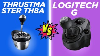 Logitech G vs Thrustmaster th8a Shifter Who is The Winner [upl. by Hofmann]