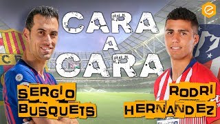 Sergio Busquets vs Rodri Hernández [upl. by Marka]