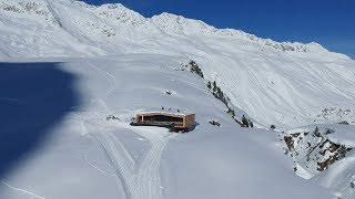 Winterwanderung amp Skidootransport zur Schönwieshütte in Obergurgl Hochgurgl [upl. by Boiney521]