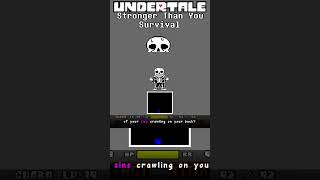 Undertale Stronger than you Survival No Heal by BradtheBrad undertale undertaleau sans [upl. by Ignatz]