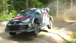 Rally Finland 2024  Test Kalle Rovanperä [upl. by Ydissac723]