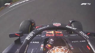 Lewis Hamilton vs Max Verstappen CRASH Onboard [upl. by Lacee]