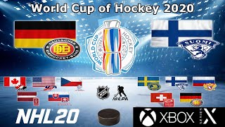 WCH 2020  9  Group B  Germany vs Finland [upl. by Nahtnhoj]