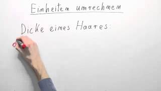 Umrechnen von Einheiten  Mathematik  Algebra und Arithmetik [upl. by Slyke]