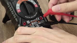 How to Measure Capacitance with KAIWEETS HT118A Multimeter [upl. by Sabino]