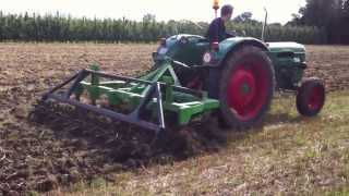 Deutz D5505 met cultivator [upl. by Valaree]