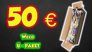 Weco Ü Paket 50 Euro Unboxing 2018  2019  Überraschungspaket vom Werksverkauf  ProfessorPyro [upl. by Buck]