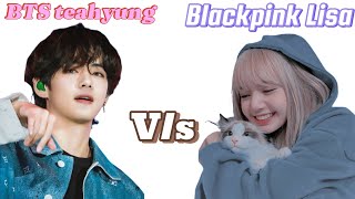 BTS teahyung reaction to Blackpink Lisa dance Blackpink and BTS short video dance [upl. by Lissy]