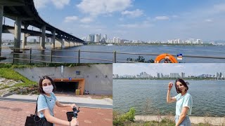 Kurdish vlog in Korea Rozhek la Han River ڕۆژێک لە ژیانم لەکوریا [upl. by Verdie]