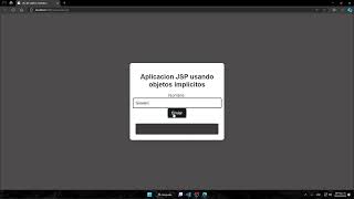 APLICACIÓN WEB EMPLEANDO OBJETOS IMPLICITOSPT4 APPWEB [upl. by Festus]