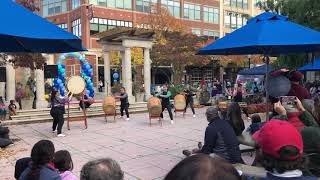 Blue Back Square West Hartford CT  Taiko performance [upl. by Ranita]