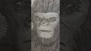 Planet Of The Apes Caesar film planetoftheapes drawing pencilart [upl. by Dionysus]