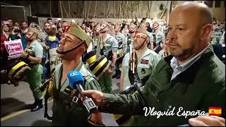 El caballero Legionario González Vuelve a Cantar en Ceuta la Colombiana Legionaria [upl. by Heyman531]