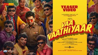 Vaa Vaathiyaar Teaser  Karthi Krithi Shetty  Santhosh Narayanan  Nalan Kumarasamy  Studio Green [upl. by Ennywg]