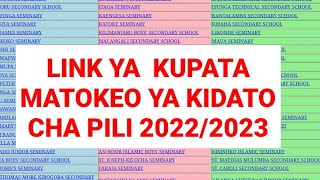 Jinsi ya Kutazama Matokeo ya kidato cha PILI 20222023 bonyeza hapa kutazama👉👉 [upl. by Germayne999]