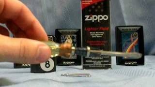 How to refill your Zippo Lighter with Flint and Fluid [upl. by Karin]