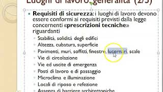 Sicurezza sul lavoro  Parte 25  DLgs 81  2008  tutorial [upl. by Clie1]