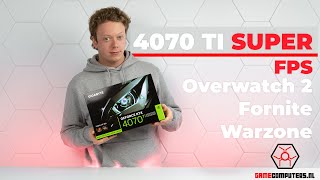 Getest RTX 4070 TI SUPER FPS Gameplay Warzone Fortnite Overwatch 2 [upl. by Bevash]