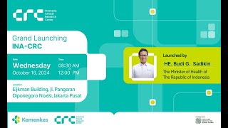 Peluncuran Indonesia Clinical Research Center INACRC [upl. by Nonnelg94]