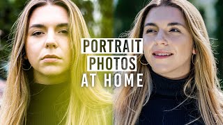 Portrait Photography At Home Photography Tips for Beginners [upl. by Gnart500]