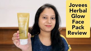 Jovees Herbal Glow Face Pack For All Skin Types  Review with Result [upl. by Wendeline]