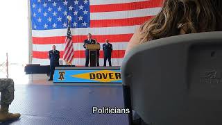 Air Force Retirement Ceremony DOVER AFB 71424 [upl. by Llerdnek]