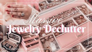 Decluttering my Entire MASSIVE Feminine Jewelry Collection 2024 [upl. by Helen]