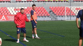 La plantilla del Terrassa FC a lespera del nou inquilí de la banqueta [upl. by Durrell]