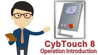 Cybelec CybTouch 8P operation manual for hydraulic press brake machine how to use CT8 controller [upl. by Rollins938]