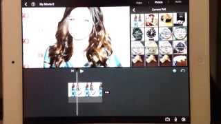 How To Cut Away to a Photo in iMovie for iOS and Kep the Audio Track Playing [upl. by Llerruj]