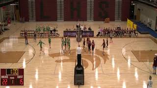 Lincoln JR High amp SR High JV Volleyball vs Valley Springs [upl. by Inanaup]