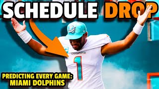 Miami Dolphins 2024 Schedule is PROMISING  Predicting Every Game [upl. by Osnerol]