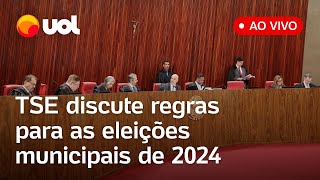 🔴 Eleições 2024 TSE discute regras para o uso da inteligência artificial nas eleições municipais [upl. by Eceirehs559]