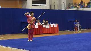 2019 A Div 2nd International Cudgel 竞赛棍  Cheng Hong Jiun [upl. by Meeka]