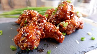 Better than Buffalo Wings Crispy Sticky Wings Recipe  Chinese Crunchy Chicken Wings [upl. by Jessa]