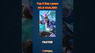 Top 5 Exp Laners November 2024  Mobile Legends mobilelegends mlbb [upl. by Haidebez]