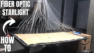 STARLIGHT HEADLINER DIY FIBER OPTIC LED LIGHTING [upl. by Nirrad]