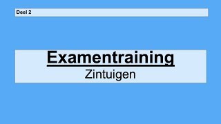 VMBO examentraining  Zintuigen en waarnemen  Deel 2 [upl. by Malinin519]